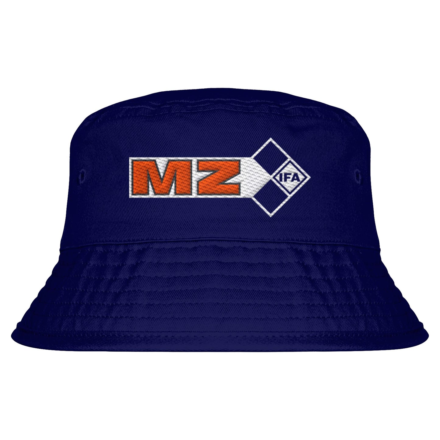 DDR Ostalgie Fischerhut / Bucket Hat bestickt • IFA MZ MOTORRADWERK ZSCHOPAU