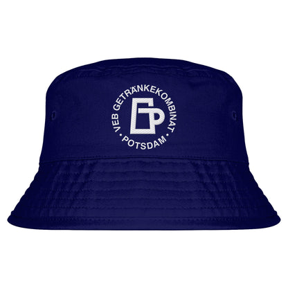 DDR Ostalgie Fischerhut / Bucket Hat bestickt • VEB GETRÄNKEKOMBINAT POTSDAM