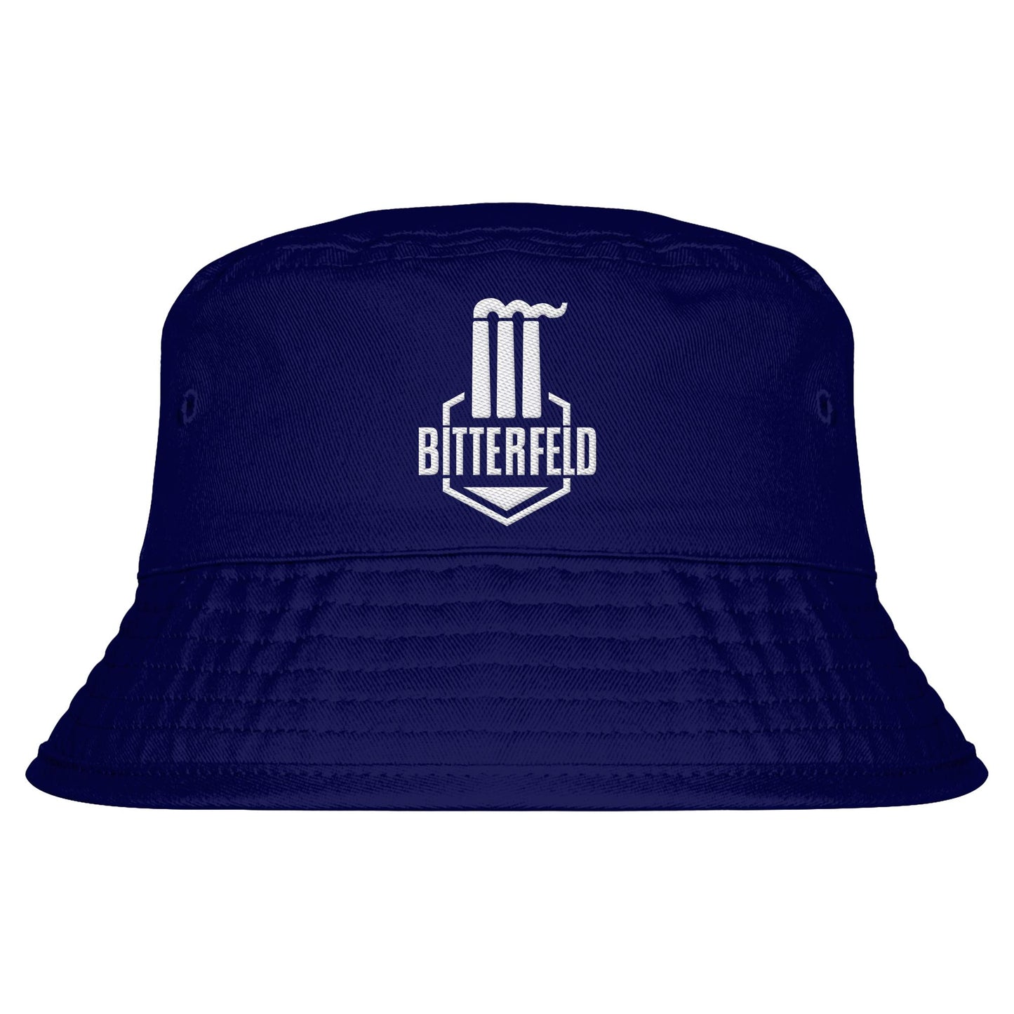 DDR Ostalgie Fischerhut / Bucket Hat bestickt • VEB CHEMIEKOMBINAT BITTERFELD