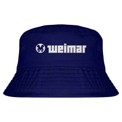 DDR Ostalgie Fischerhut / Bucket Hat bestickt • VEB WEIMAR-WERK