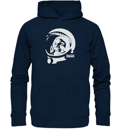 DDR Ostalgie Kapuze / Organic Hoodie Unisex • JURI GAGARIN - JURI