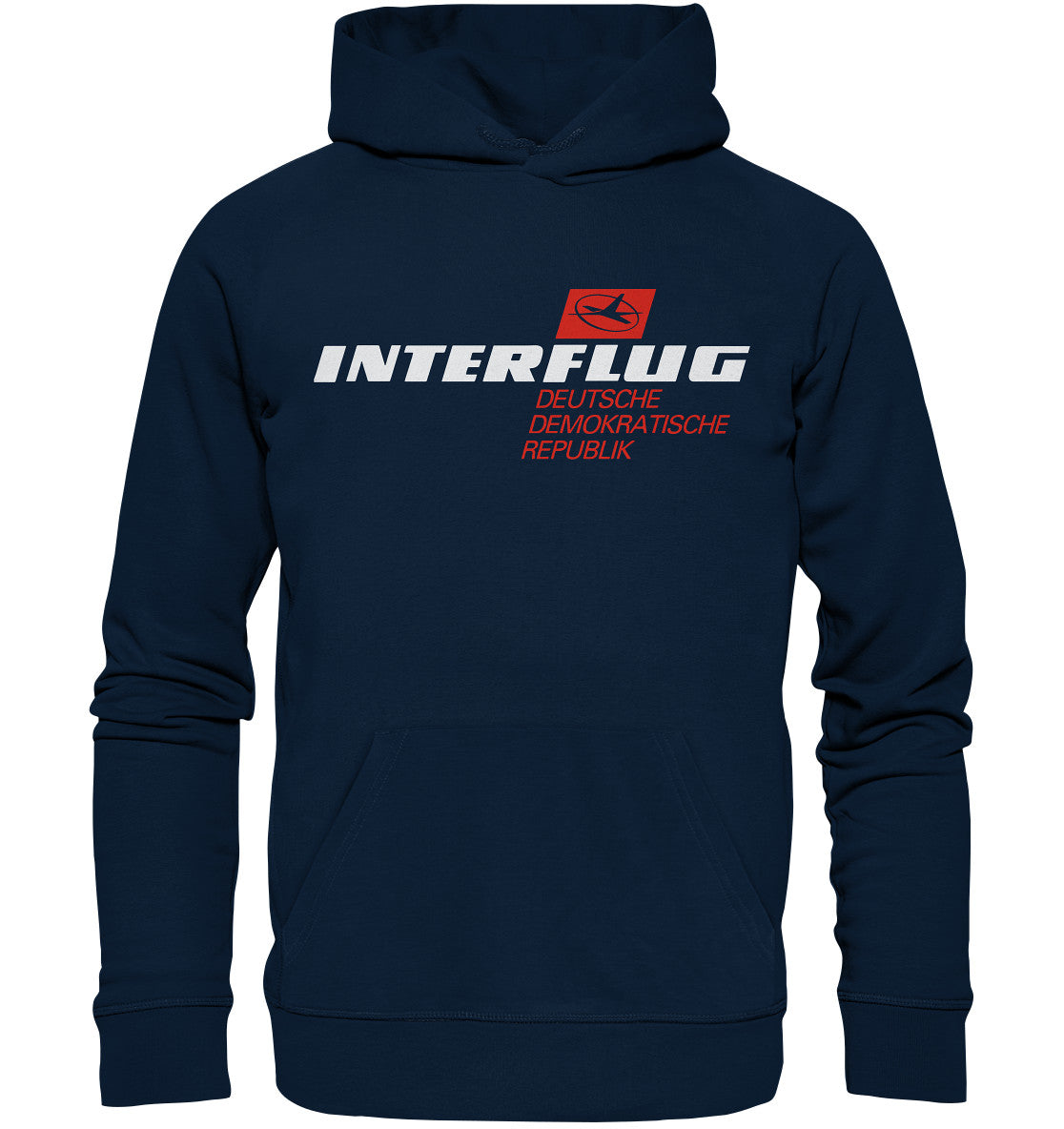 PREMIUM ORGANIC HOODIE UNISEX • INTERFLUG - DUNKEL