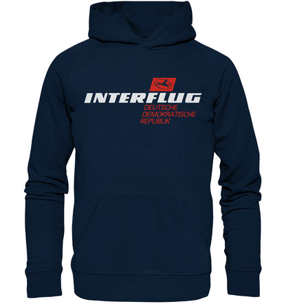 PREMIUM ORGANIC HOODIE UNISEX • INTERFLUG - DUNKEL
