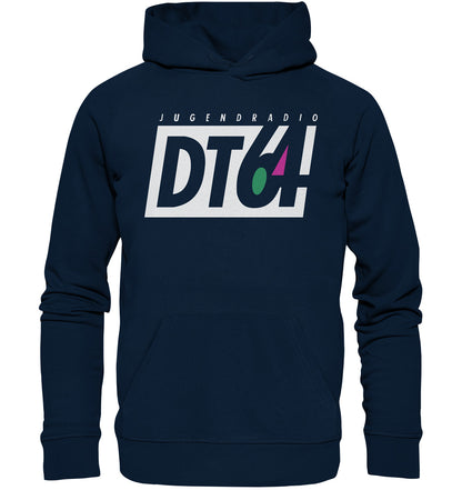 PREMIUM ORGANIC HOODIE UNISEX • DT64 JUGENDRADIO - DUNKEL