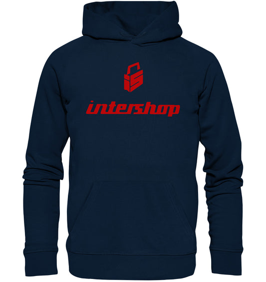 DDR Ostalgie Kapuze / Organic Hoodie Unisex • DDR INTERSHOP