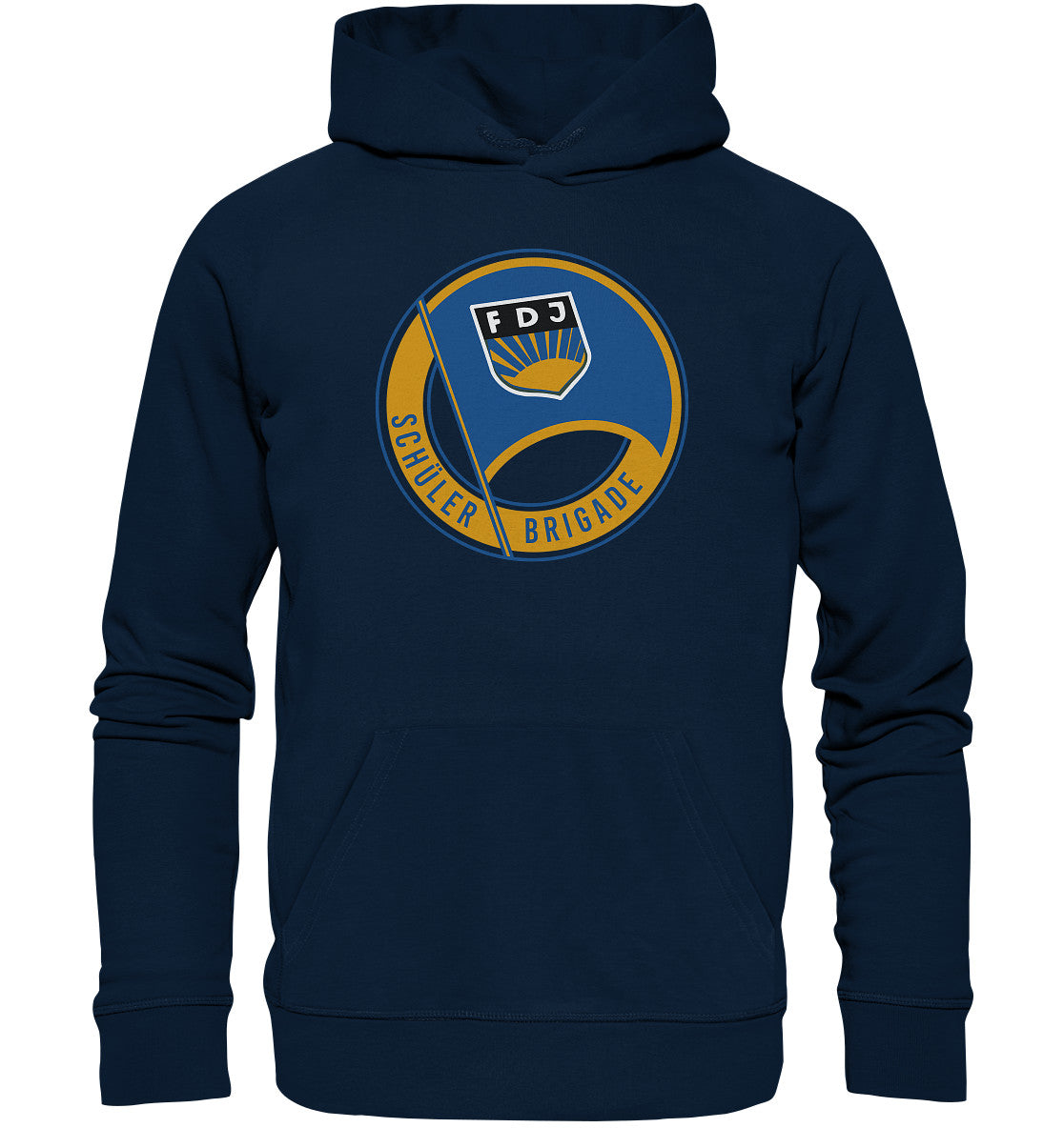 DDR Ostalgie Kapuze / Organic Hoodie Unisex • FDJ SCHÜLERBRIGADE