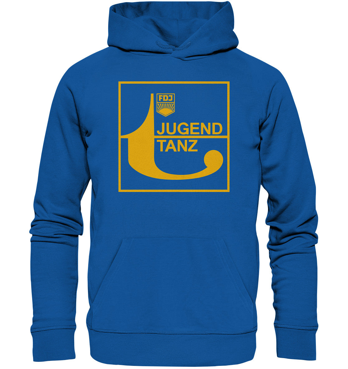 DDR Ostalgie Kapuze / Organic Hoodie Unisex • DJ JUGEND TANZT