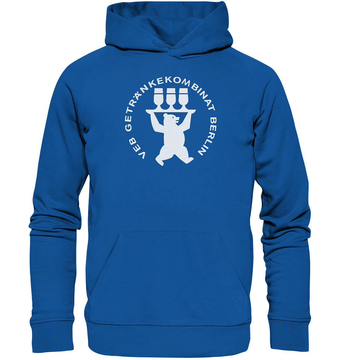 DDR Ostalgie Kapuze / Organic Hoodie Unisex • VEB GETRÄNKEKOMBINAT BERLIN