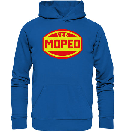DDR Ostalgie Kapuze / Organic Hoodie Unisex • VEB MOPED