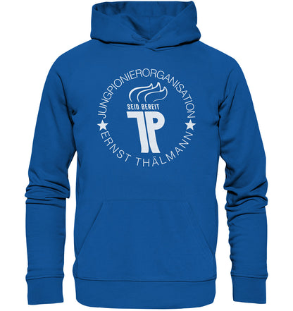 PREMIUM ORGANIC HOODIE UNISEX • JUNGE PIONIERE - DUNKEL