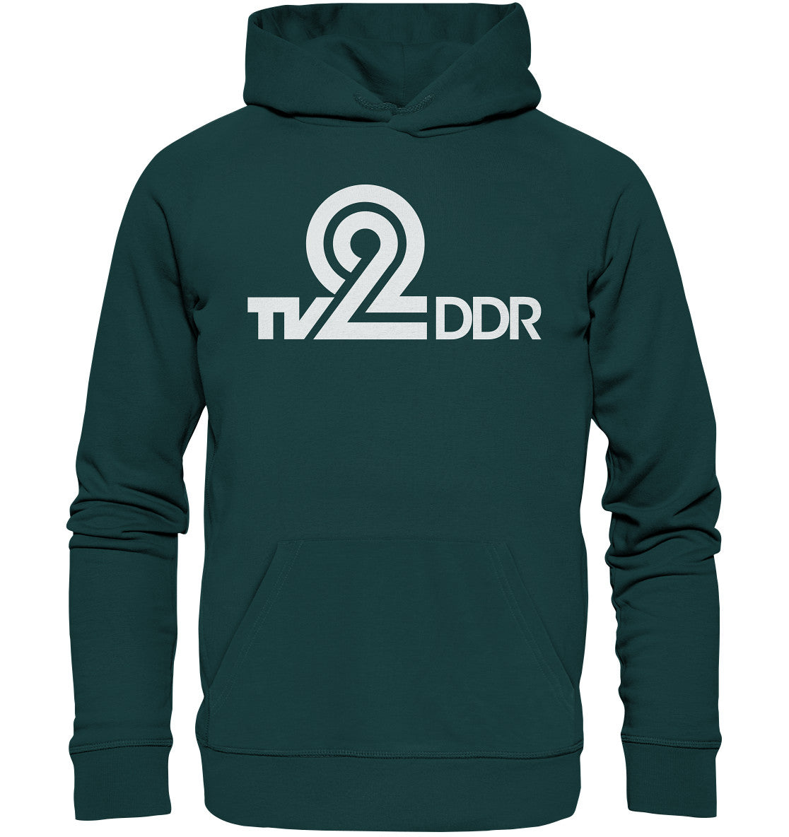 DDR Ostalgie Kapuze / Organic Hoodie Unisex • FERNSEHEN DER DDR 2