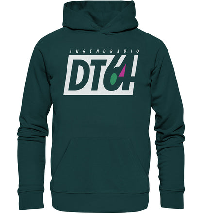 PREMIUM ORGANIC HOODIE UNISEX • DT64 JUGENDRADIO - DUNKEL