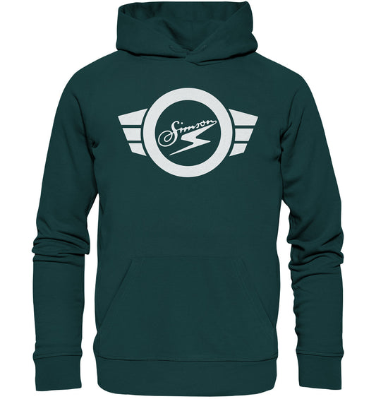 PREMIUM ORGANIC HOODIE UNISEX • SIMSON - DUNKEL