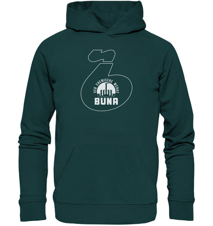 DDR Ostalgie Kapuze / Organic Hoodie Unisex • CHEMISCHE WERKE BUNA