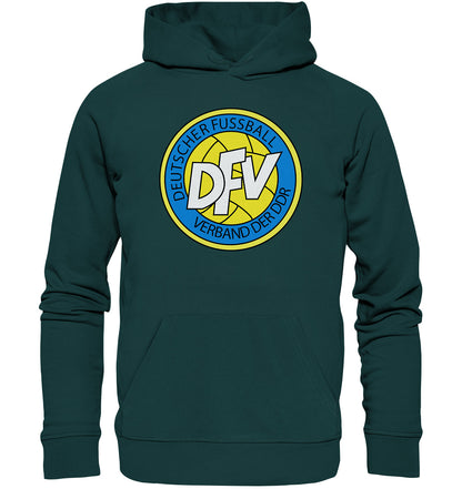 PREMIUM ORGANIC HOODIE UNISEX • FUSSBALL VERBAND DER DDR