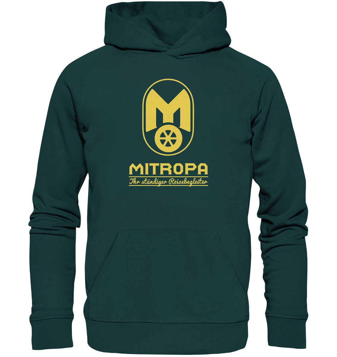 DDR Ostalgie Kapuze / Organic Hoodie Unisex • MITROPA