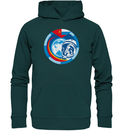 DDR Ostalgie Kapuze / Organic Hoodie Unisex • JURI GAGARIN