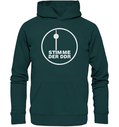 PREMIUM ORGANIC HOODIE UNISEX • STIMME DER DDR - DUNKEL