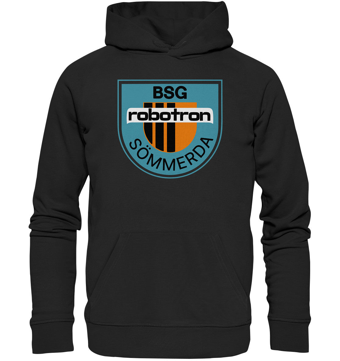 DDR Ostalgie Kapuze / Organic Hoodie Unisex • BSG ROBOTRON SÖMMERDA