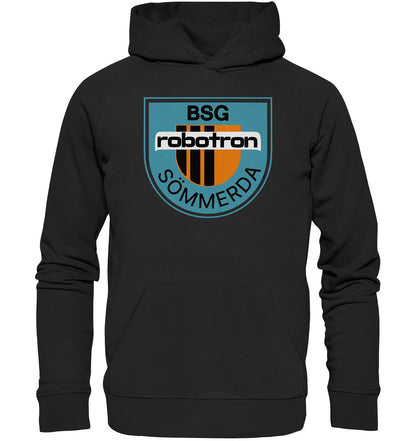 DDR Ostalgie Kapuze / Organic Hoodie Unisex • BSG ROBOTRON SÖMMERDA