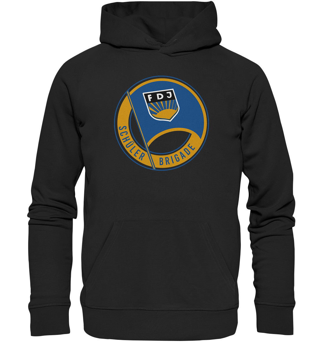 DDR Ostalgie Kapuze / Organic Hoodie Unisex • FDJ SCHÜLERBRIGADE