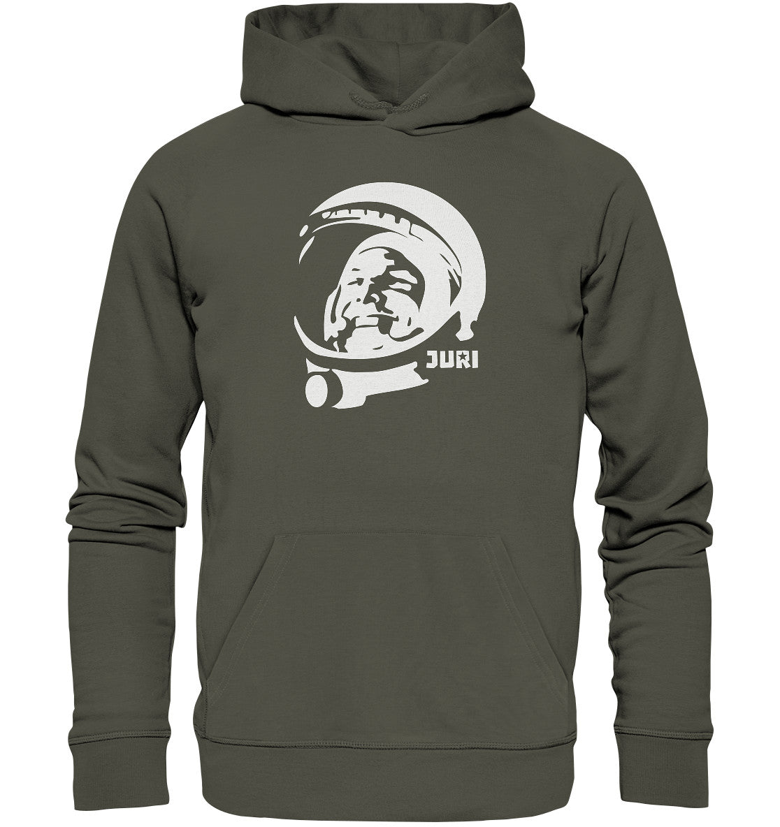 DDR Ostalgie Kapuze / Organic Hoodie Unisex • JURI GAGARIN - JURI
