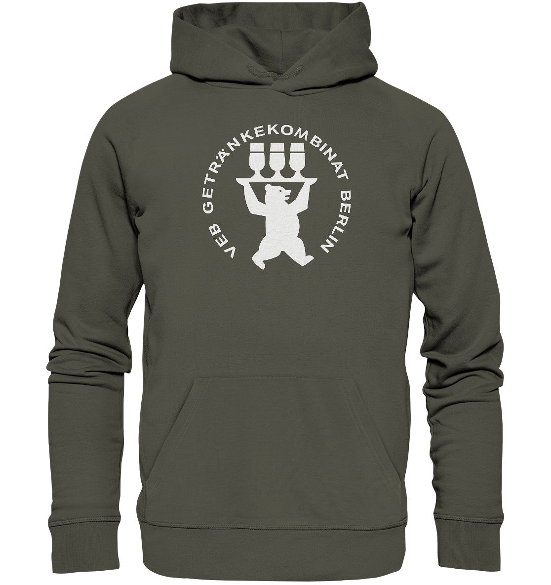 DDR Ostalgie Kapuze / Organic Hoodie Unisex • VEB GETRÄNKEKOMBINAT BERLIN
