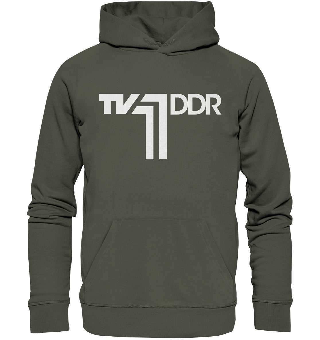 DDR Ostalgie Kapuze / Organic Hoodie Unisex • FERNSEHEN DER DDR 1