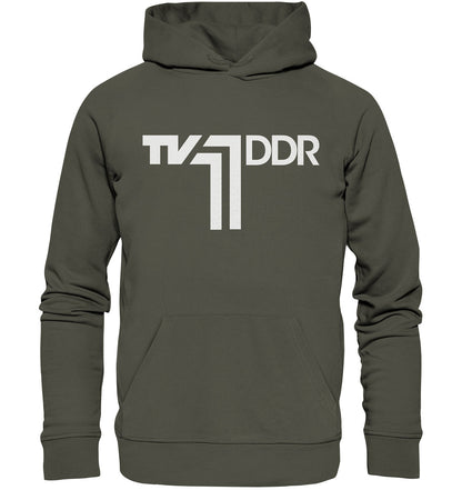 DDR Ostalgie Kapuze / Organic Hoodie Unisex • FERNSEHEN DER DDR 1