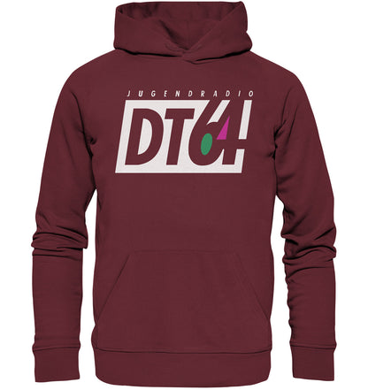 PREMIUM ORGANIC HOODIE UNISEX • DT64 JUGENDRADIO - DUNKEL