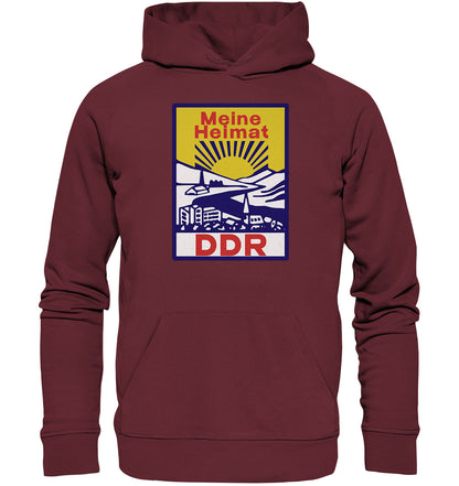 PREMIUM ORGANIC HOODIE UNISEX • MEINE HEIMAT DDR