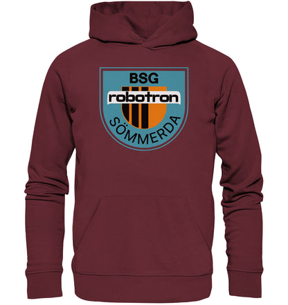 DDR Ostalgie Kapuze / Organic Hoodie Unisex • BSG ROBOTRON SÖMMERDA