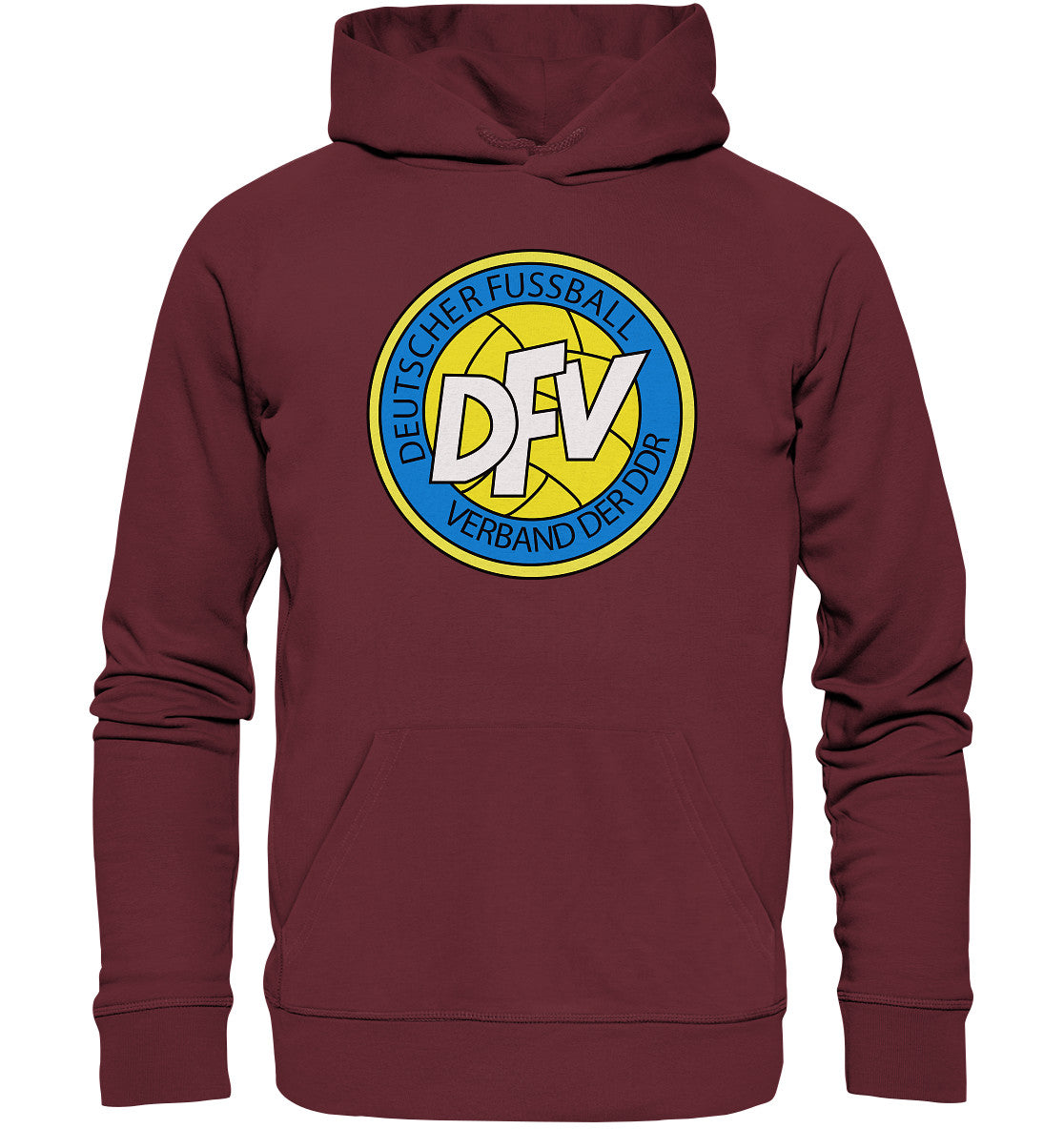 PREMIUM ORGANIC HOODIE UNISEX • FUSSBALL VERBAND DER DDR