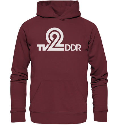DDR Ostalgie Kapuze / Organic Hoodie Unisex • FERNSEHEN DER DDR 2