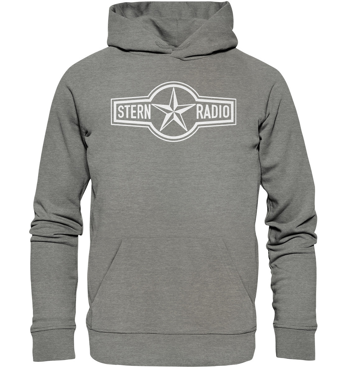 DDR Ostalgie Kapuze / Organic Hoodie Unisex • STERNRADIO BADGE