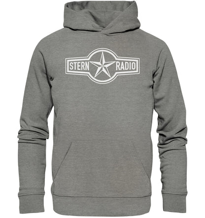 DDR Ostalgie Kapuze / Organic Hoodie Unisex • STERNRADIO BADGE