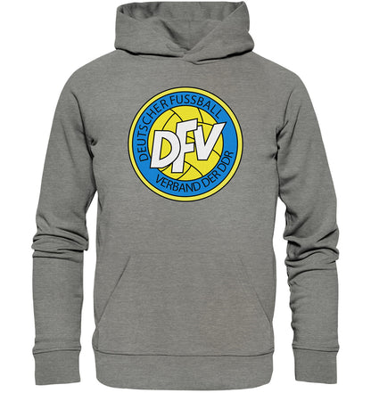 PREMIUM ORGANIC HOODIE UNISEX • FUSSBALL VERBAND DER DDR