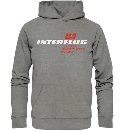 PREMIUM ORGANIC HOODIE UNISEX • INTERFLUG - DUNKEL