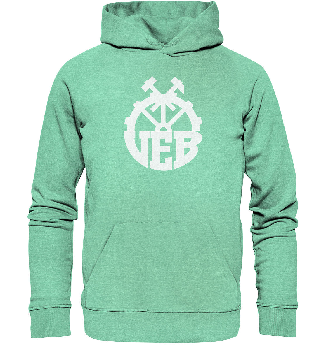 DDR Ostalgie Kapuze / Organic Hoodie Unisex • VOLKSEIGENER BETRIEB VEB