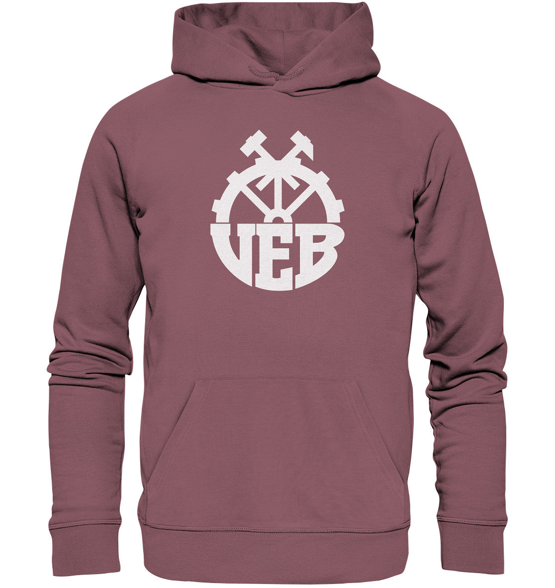 DDR Ostalgie Kapuze / Organic Hoodie Unisex • VOLKSEIGENER BETRIEB VEB