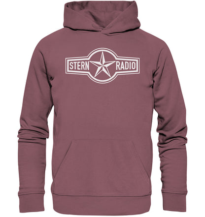 DDR Ostalgie Kapuze / Organic Hoodie Unisex • STERNRADIO BADGE