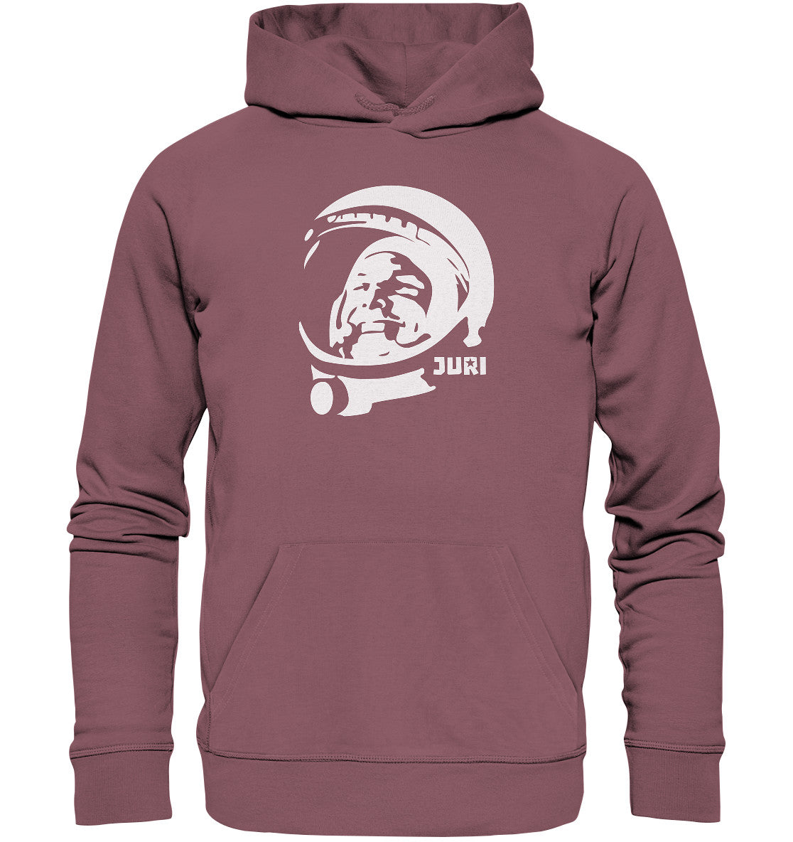 DDR Ostalgie Kapuze / Organic Hoodie Unisex • JURI GAGARIN - JURI