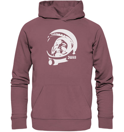 DDR Ostalgie Kapuze / Organic Hoodie Unisex • JURI GAGARIN - JURI