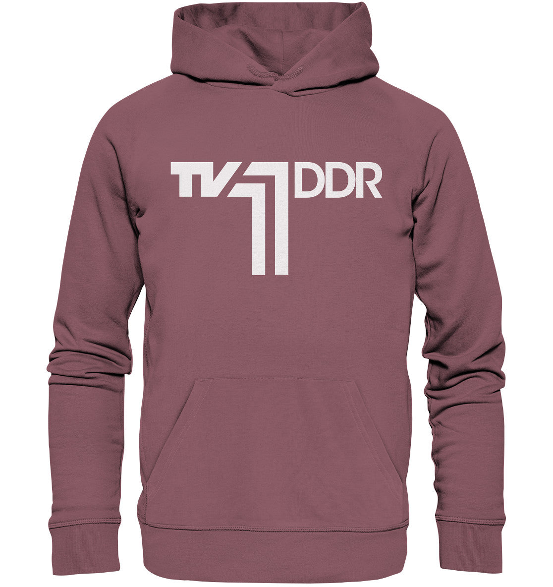 DDR Ostalgie Kapuze / Organic Hoodie Unisex • FERNSEHEN DER DDR 1
