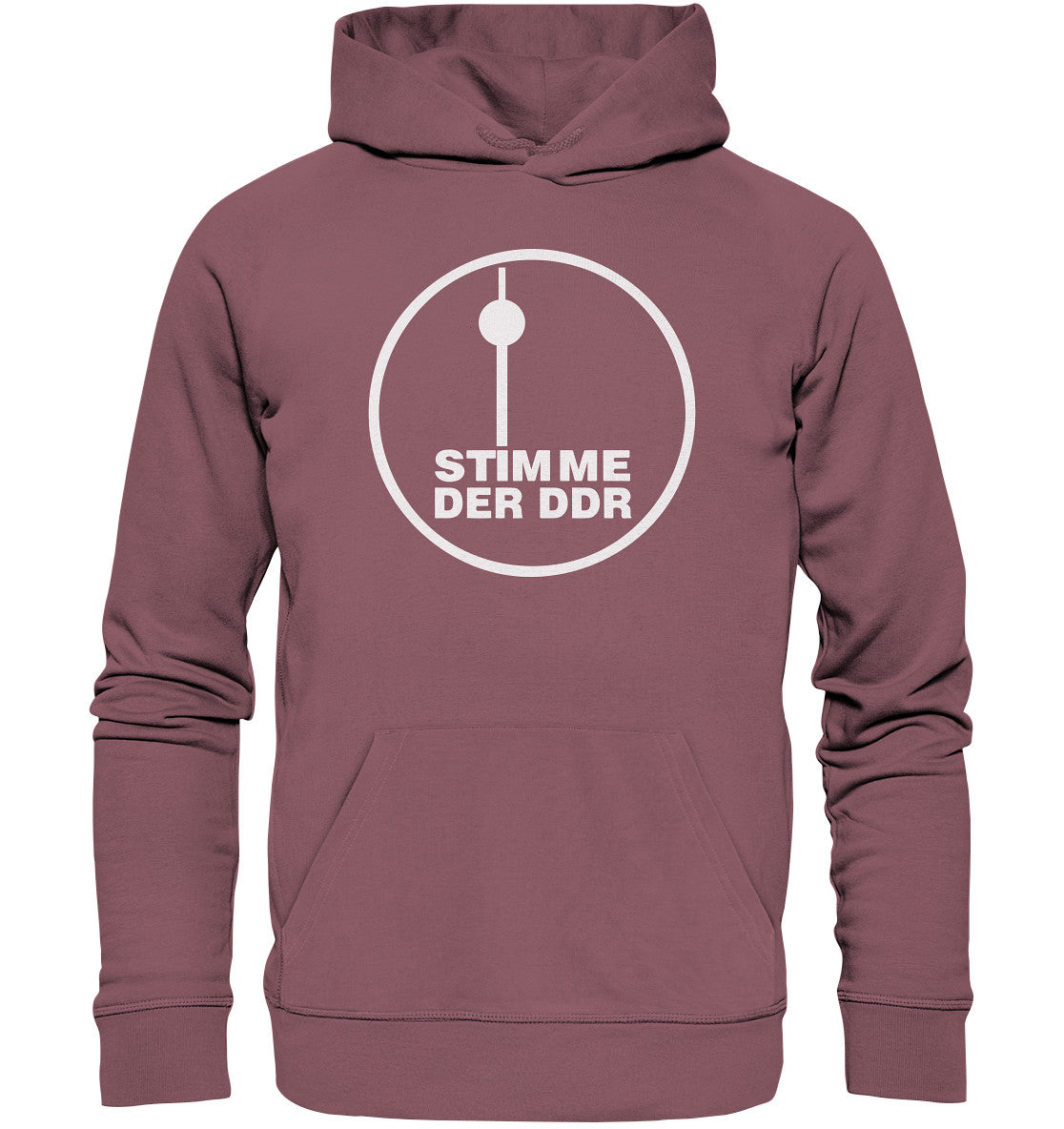 PREMIUM ORGANIC HOODIE UNISEX • STIMME DER DDR - DUNKEL
