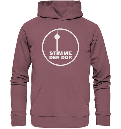 PREMIUM ORGANIC HOODIE UNISEX • STIMME DER DDR - DUNKEL