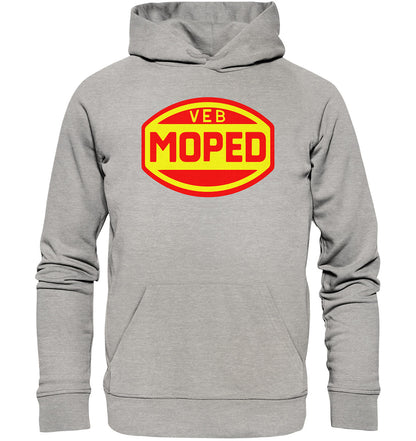 DDR Ostalgie Kapuze / Organic Hoodie Unisex • VEB MOPED