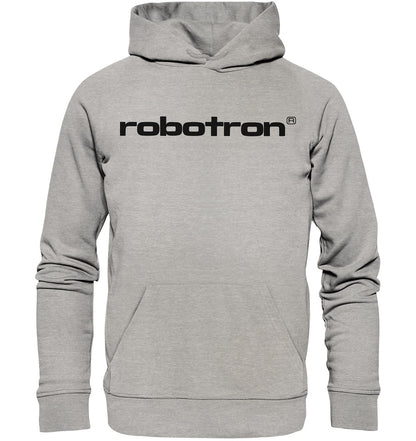 DDR Ostalgie Kapuze / Organic Hoodie Unisex • ROBOTRON - WEISS