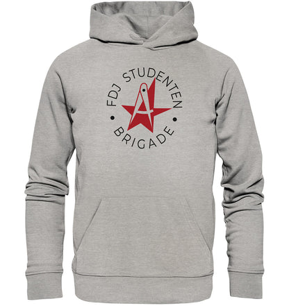 DDR Ostalgie Kapuze / Organic Hoodie Unisex • FDJ STUDENTENBRIGADE