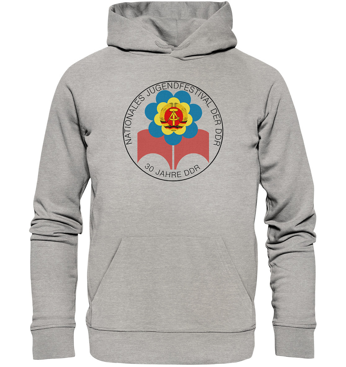 DDR Ostalgie Kapuze / Organic Hoodie Unisex • JUGENDFESTIVAL DER DDR 1979